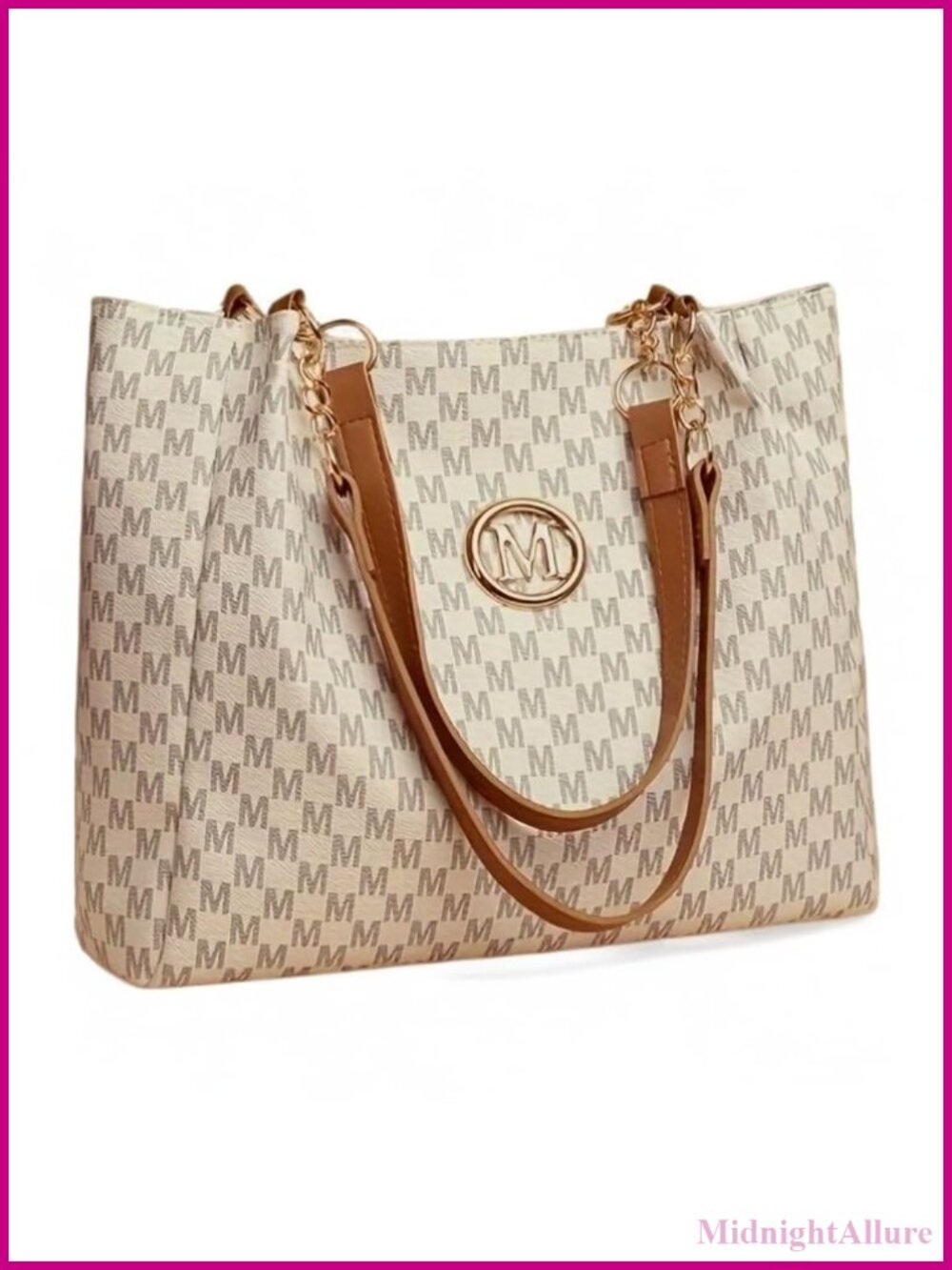 PU Leather Shoulder Handbag Foldable Sling Bag Travel Work